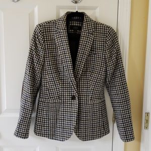 J Crew Wool Houndstooth Blazer